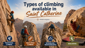 Types of climbing available in Saint Catherine