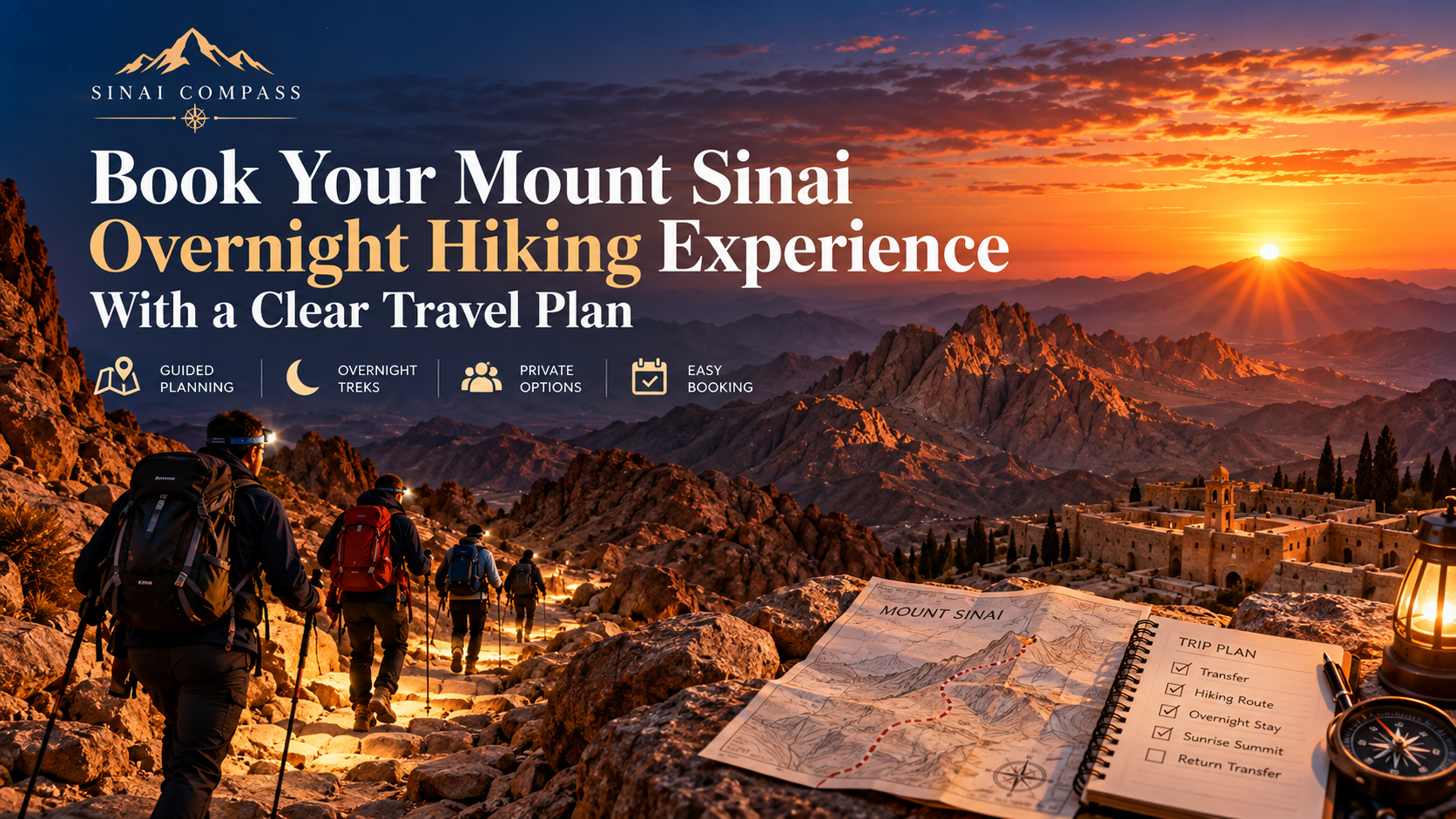 Book Your Mount Sinai Overnight Hiking Experience With a Clear Travel Plan