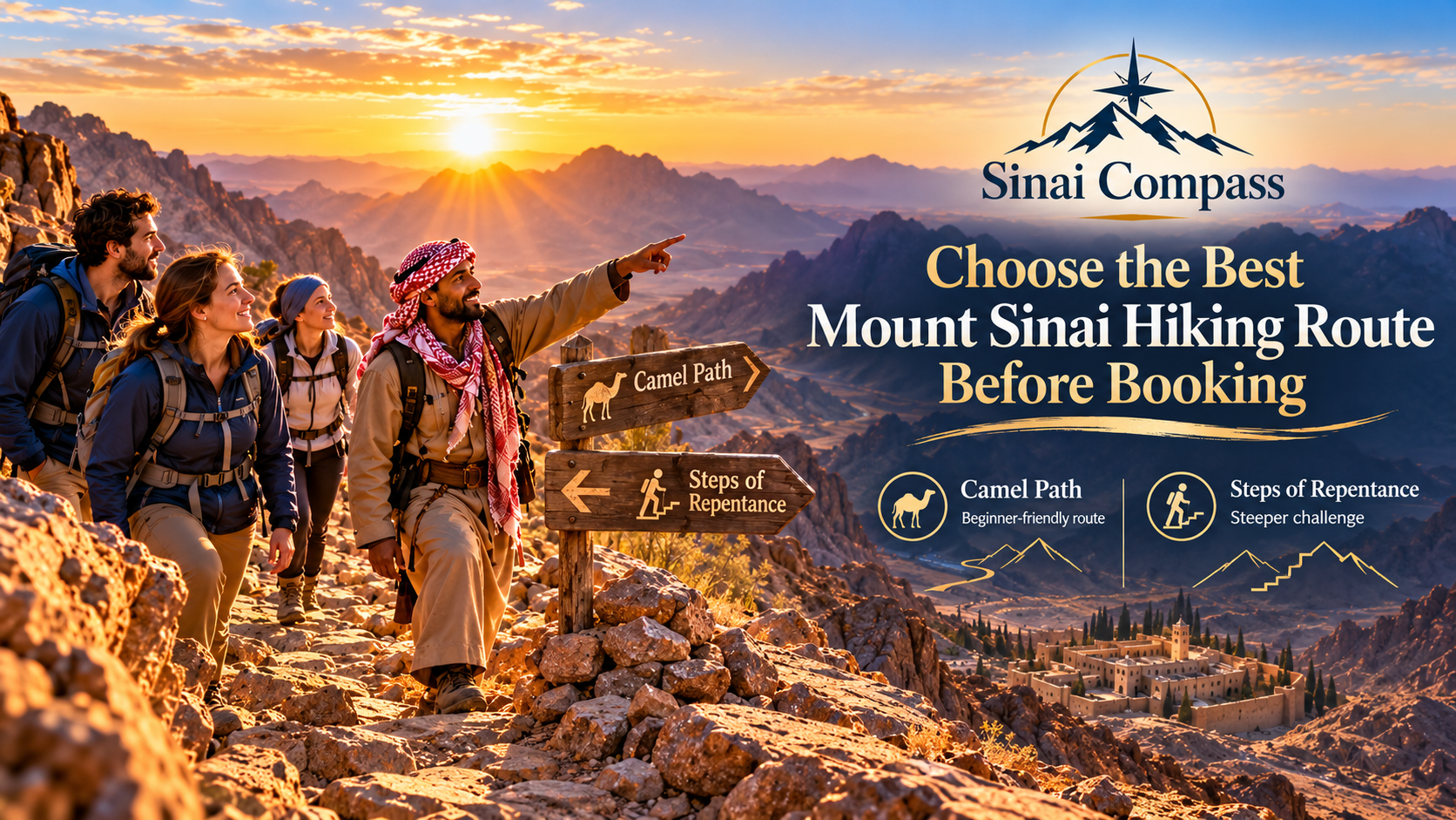 Choose the Best Mount Sinai Hiking Route Before Booking