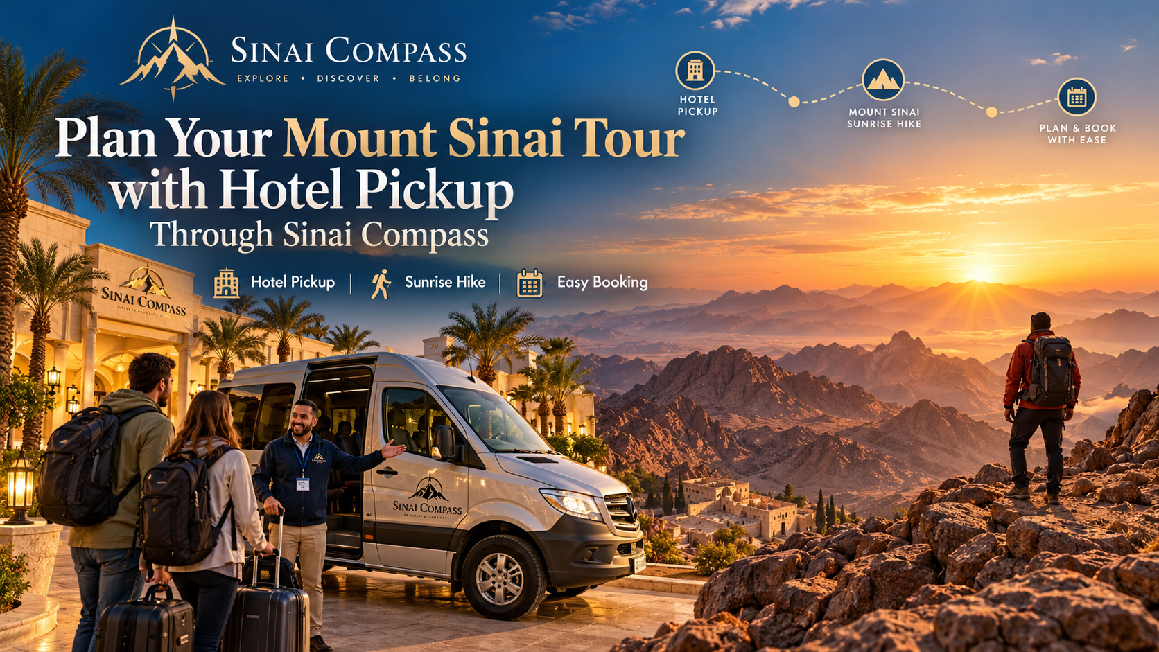 Plan Your Mount Sinai Tour with Hotel Pickup Through Sinai Compass