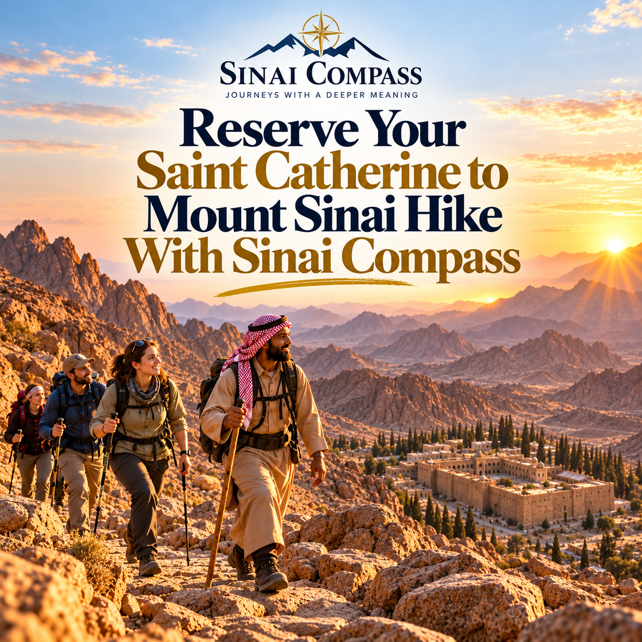 Reserve Your Saint Catherine to Mount Sinai Hike With Sinai Compass