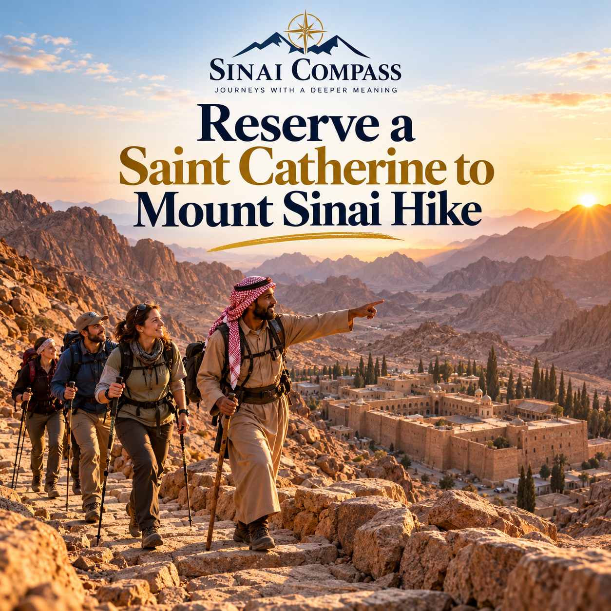 reserve a Saint Catherine to Mount Sinai hike